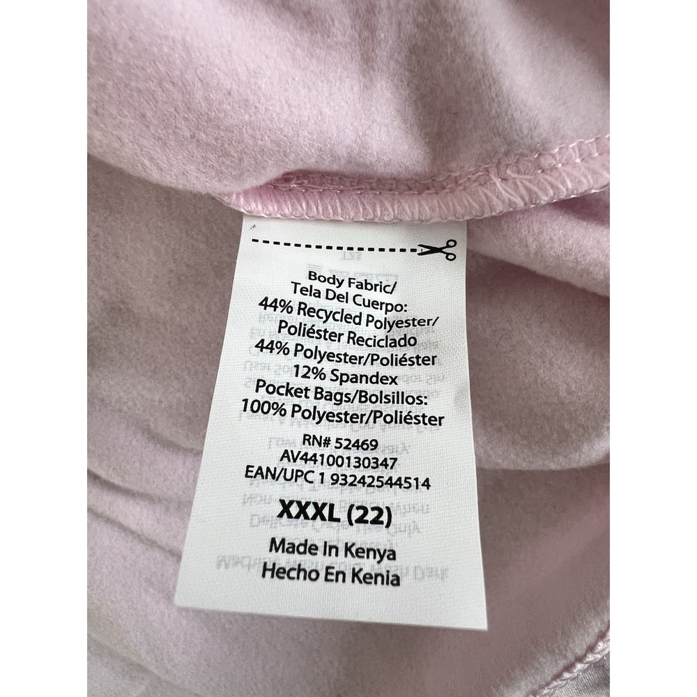 Avía Women's Mock Neck Long Sleeve Pull Over Top Sz XXXL‎ NWT Pink - Picture 7 of 11